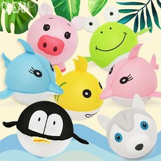 치릴리마트_바다통상 해피타운 탱탱볼 애니멀볼 미니펌프포함+ A GOOD THINGS, ☆선택__허스키