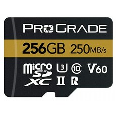microSD 카드 V60 (256GB)-DSLR 미러리스 및 항공 또는 액션 카메라에서 사용하기 위해 풀 사이즈 SD 카드처럼 테스트 됨 |, 단일상품