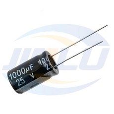 알루미늄 전해 캐패시터 25V1000uf 10x17mm 1000uf25v 25v 1000FD 20 개, 02 25V1000uf 10x20mm