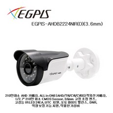 이지피스 CCTV카메라 실외용200만화소, NE17440 - dvr-204u-k1