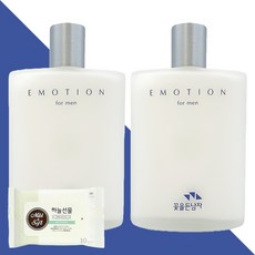 꽃을든남자 이모션 로션 160ml 2개(+하늘선물 물티슈 10매), 2개