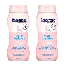 코퍼톤 워터 베이비 선크림 로션 유아 아기 선로션 SPF50 237ml 2팩, 2개