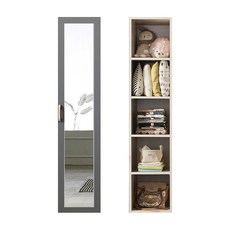 거울달린틈새장