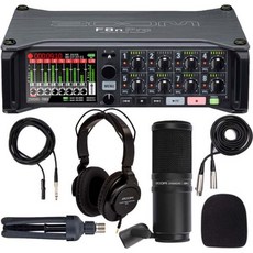 Zoom ZDM-1 마이크 액세서리 번들이 포함된 F8n 프로 멀티트랙 필드 레코더, Zoom ZDM-1 마이크 액세서리 번들이 포함된 F8