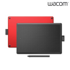 와콤 One by Wacom 펜 타블렛 중형 CTL-672, Black + Red