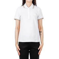 몽클레어 [몽클레어] (8A70500 V8003 001) 여성 글리터 디테일 폴로 반팔 티셔츠 20FW