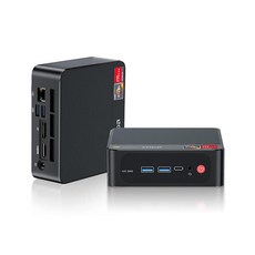 Beelink SER5 미니 PC AMD Ryzen 5 5560U (6C/12T 최대 4.0GHz) 16GB RAM DDR4 500GB NVMe SSD 미니 데스크탑 컴퓨터, R7-7735HS 32G+500G, [미국직배송] R7-7735HS 32G+500G