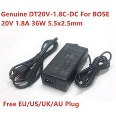 가성비 보스 사운드바 솔로 5 TV 시스템 C20 컴패니언 멀티미디어 스피커용 어댑터 DT20V-1.8C-DC 1.8A, 한개옵션1, 05 AU cable, 1개