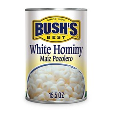 Bush's Best White Hominy 15.5 oz 부시 베스트 화이트 호미니 15.5온스, 1개, 439g