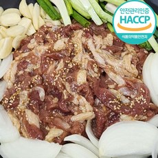 국내산 유황 무항생제 간장 오리 주물럭 불고기 로스 구이, 1개, 400g
