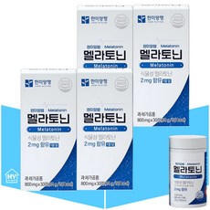 한미양행 멜라토닌 숙면 식물성멜라토닌 감태추출물 30정X4박스