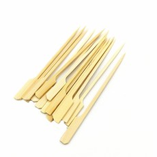 20cm 100개 식품용 대나무 꼬지 요리 바베큐 손잡이 장식꼬치, 20cm(100개), 1개