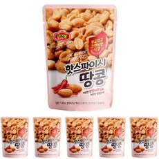 머거본 핫스파이시땅콩 110g 5봉 간식/안주, 5개