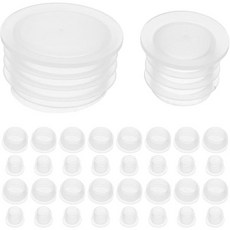 Kichvoe 우유 투입구 마개 원형 현관문 우유투입구 200pcs 플라스틱 병 뚜껑 밀봉 캡 내부 플러그 파이프 교체 엔드 씰 보호 Q1229120