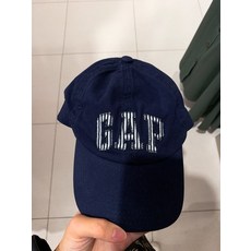 [이라운드몰]GAP 스티치 빅로고 베이스볼캡 (네이비)