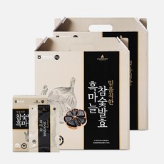미쁨생활건강 참숯발효 흑마늘즙, 2.1L, 2개