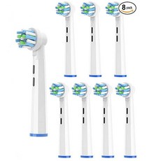 오랄비 호환 전동칫솔모 pro100 크로스액션 8개입, 1개, EB-50A