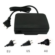 N64 AC 어댑터 EU/US/AU 플러그 닌텐도 게임 액세서리 휴대용 여행 전원 공급 장치 변환기 벽 충전기, 01 US, 1개