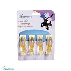 튼튼한 유모차 모기장 가리개 금색 고정용 클립 4P 짱짱한 유모차 커버 방충망 고정용 집게 4P 골드, 4개