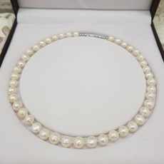 핑크담수진주목걸이