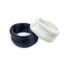 PVC 전선끈 철사끈 전선정리 칼라타이 백색/흑색 추가금X, 1개, PVC 전선끈 (백색)