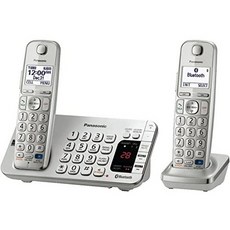 해외1487717 파나소닉 KX-TGE272S Link2Cell 블루투스 폰 전화기 with Answering Machine and Set of 2 무, One Color_One Size, 상세 설명 참조0, 상세 설명 참조0