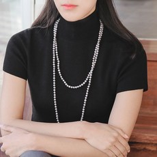 진주목걸이롱