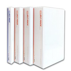 무지개산업 (YaMoojigae) 투명PVC백색3공사다리바인더3cm 5cm 7cm 10cm, 사다리7cm 백색