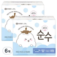 GOODFEEL Soonsu系列潔翼型衛生棉, L(26cm), 16片, 6包
