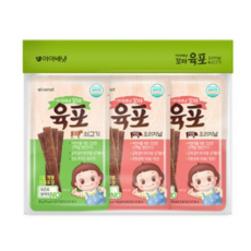 아이배냇 부드러운 육포 혼합 돈육 2p + 쇠고기 2p 세트, 12세트, 돈육맛+쇠고기맛