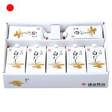 일본 카마다 쇼유 쥬바이 시로다시 백간장 200ml 7팩 포장, 7개