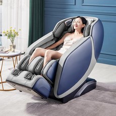 안마의자 천갈이 덮개 보조 커버 일본 미니 소형Haier 海 er 마사지 의자 홈, 마린 블루 24 시간 배송