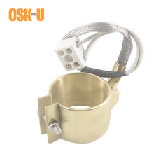 황동 밴드 히터 45mm 내부 45x2 5 45x3 0 45x35mm 높이 사출 기계 용 전기 발열체 160W 190W 220W, [01] 220V, [01] 160W 45x25mm, 1개, 1) 220V - 160W 45x25mm