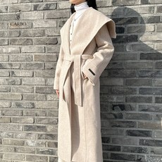 뉴얼그레이 마가렛 핸드메이드 울코트 국내생산