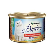 뉴트리나비스트로 흰살 참치와닭안심 24캔 고양이간식, 단품, 단품