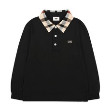 닥스 리틀 닥스키즈 하우스체크 카라티 DUF10TP10M BK