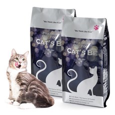 팜스코 캣츠비 전연령 가수분해연어 + 유기농원료믹스 고양이사료, 연어, 2kg, 2개