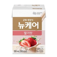 대상웰라이프 뉴케어 딸기맛 200mlx30팩 1박스, 단일옵션,상세 설명 참조, 30팩, 200ml