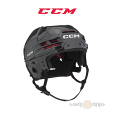 CCM 택스 하키 미식축구 헬멧 블랙, L, 1개
