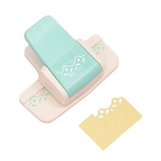 레이스 펀치 크래프트엘리어 종이에 꽃이 장식용 스팽글 가장자리를 레버 프레스와 스크랩북용 골판지 특수 약 4 5 x 2 95 8cm, 1 Decorative Doilies with Flow