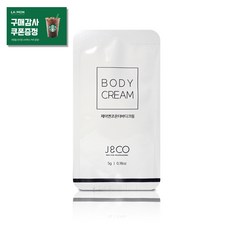제이엔코 온더바디스크럽 & 크림 1매입 1회용 파우치형 각질제거 필링 보습관리 왁싱후케어 후처리 제이앤코, 1개, 5g