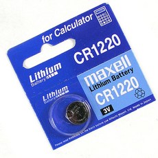 셀[W55862A][01f - FREE1P]수은전지zyu-a64854 MAXELL[NEW신상품1개 CR1220생활용품소품 ccv - s64854]액세서리 리튬패션잡화, 단일옵션
