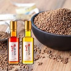 예천 어무이참기름 예천 참기름180ml+들기름180ml(일반포장), 1set