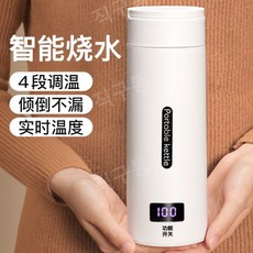 USB 충전식 텀블러 스테인리스 워머 캠핑용 등산용 텀블러, LCD 모델 500ml