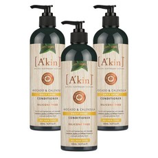 호주 아킨 Akin Conditioner 아보카도 & 카렌튤라 데일리 샤인 컨디셔너, 3개, 500ml