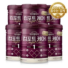 뉴 아이엠마더 컴포트케어 1단계 800g 배앓이분유, 6캔