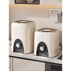 밀봉 쌀통 방충 방습 식품등급 쌀 저장통 정량 실린더, 에메랄드 그린 - 10근(6kg), 1개