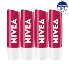 니베아 립케어 체리 샤인 4.8g X 4개, 색상:단일상품, 옵션선택