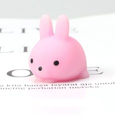 스트레스볼 귀여운 동물 감압 장난감 스트레스 해소 끈끈한 스퀴즈 완화 휴식 재미있는 선물, [06] Pink-rabbit