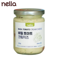 [넬라] 바질 토마토 크림치즈, 1개, 200g